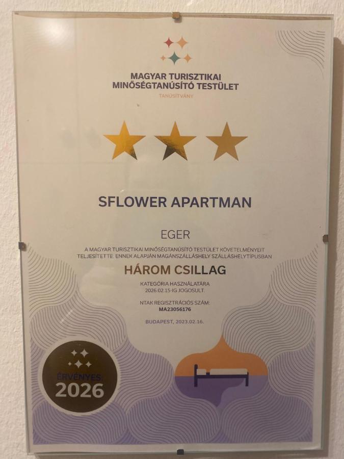 Sflower Apartman Eger Eksteriør billede